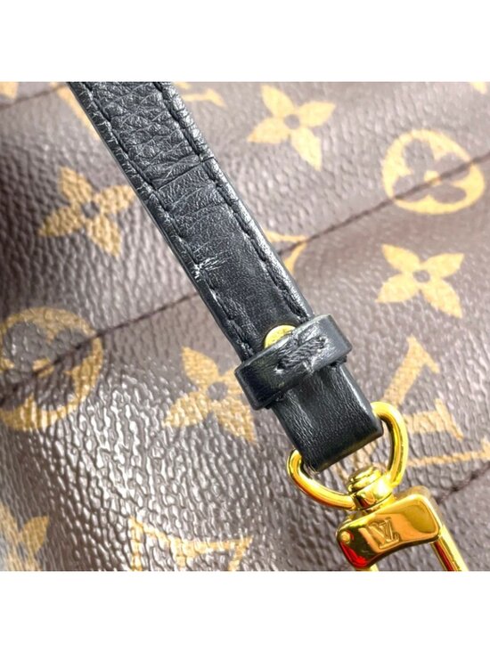 Louis Vuitton Palm Springs Backpack Mini Monogram Correspondence Leather Brown main image 4
